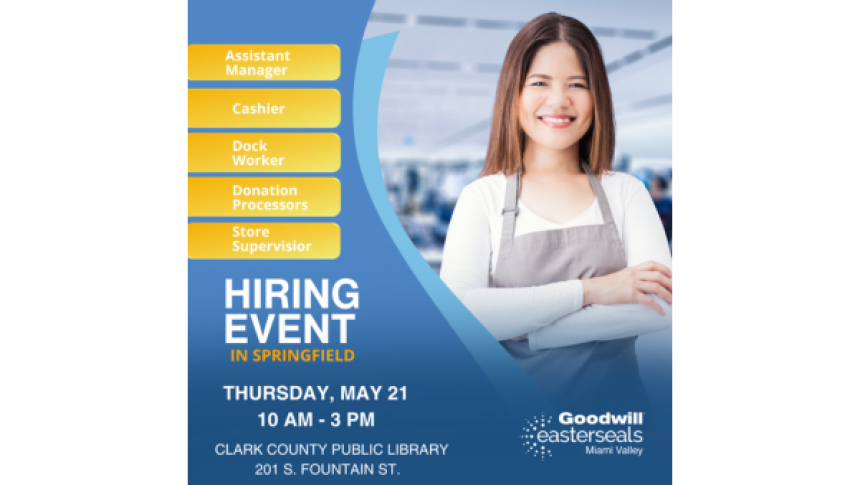Springfield Goodwill Store Hiring Event